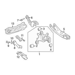 Mercedes Trailing Arm - Rear Passenger Side 2463500506